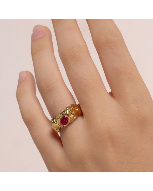 Lavani Jewels Metallic Judy Ring Medium Size