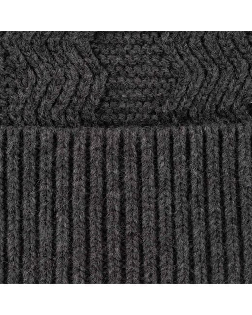 Norbron Gray Kordec Dark Beanie for men