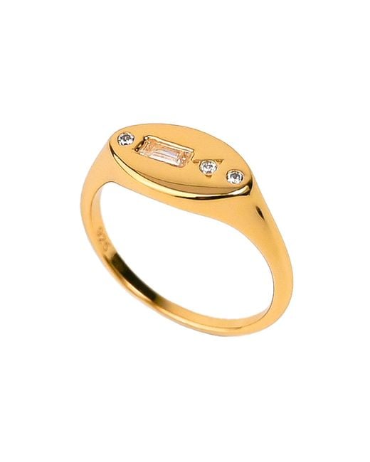 Zynnia Collective Metallic Signet Ring