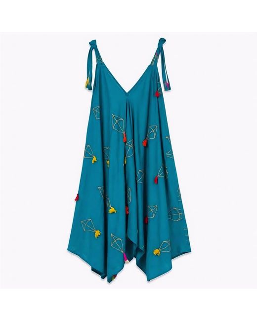 Zasta Studio Blue Cotton Harlem Dress