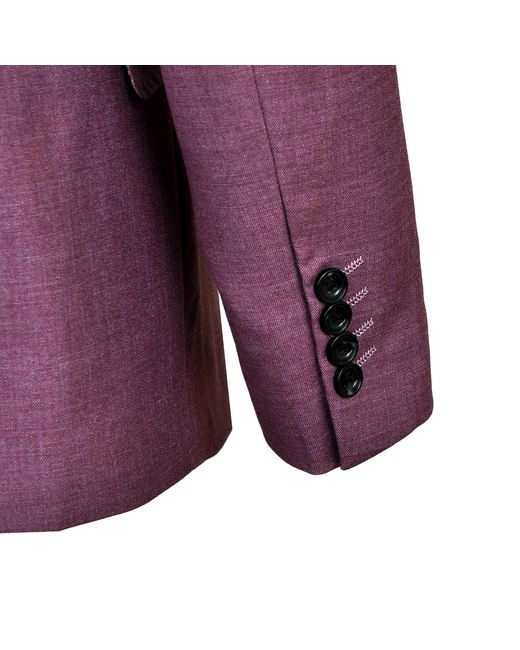 DAVID WEJ Purple Aldo Double Breasted Suit for men