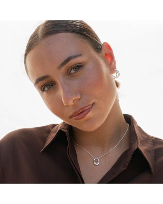 Dower & Hall Metallic Small Triple Row Waterfall Hoops