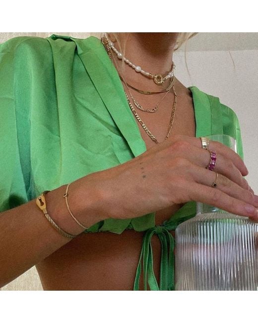 Miss May the Brand Metallic Neutrals Slice Of Heaven Necklace