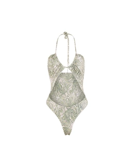 Morrato Bali White Solange One Piece Topographical