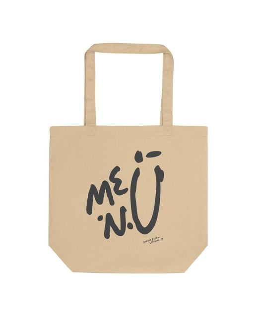 Anchor and Crew Natural Neutrals Neutral Twelve Me.N.U Editions Recycled Cotton Tote Bag