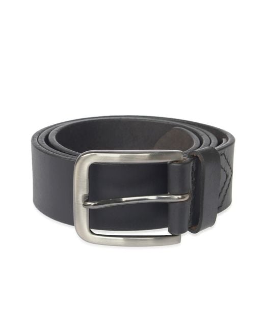 VIDA VIDA Black Handmade Leather Belt for men