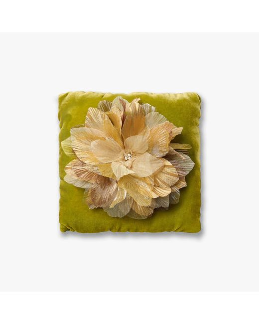Helena Simon Metallic The Golden Poinsettia Floral Brooch