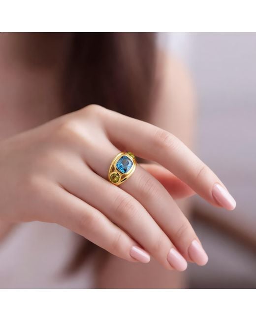 GEM BAZAAR Blue The Lulani Ring