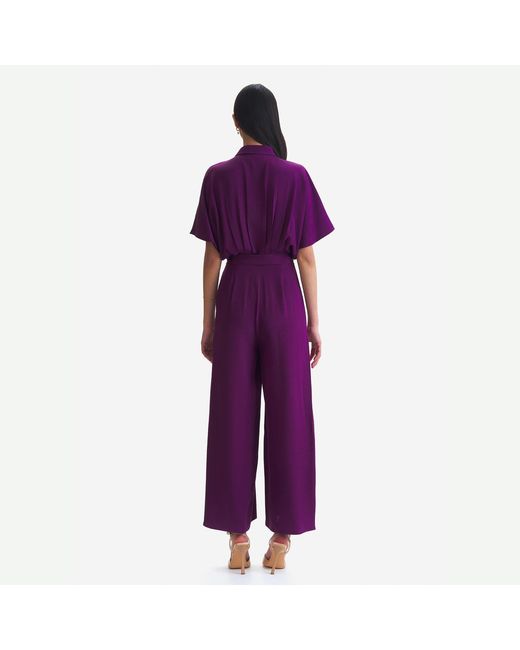 Emma Wallace Purple Shay Jumpsuit -Deep