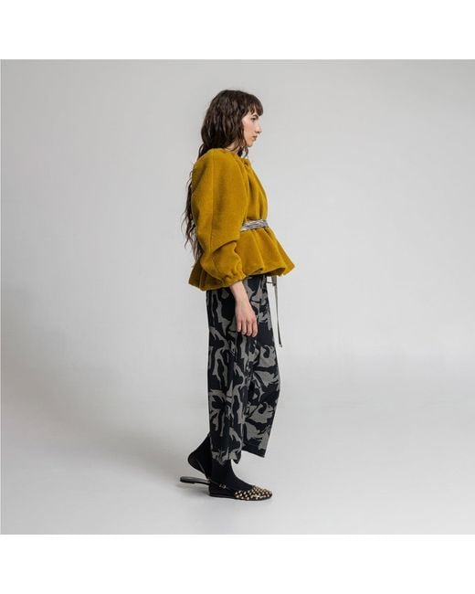 ARTISTA Yellow Sun Oversized Jacket