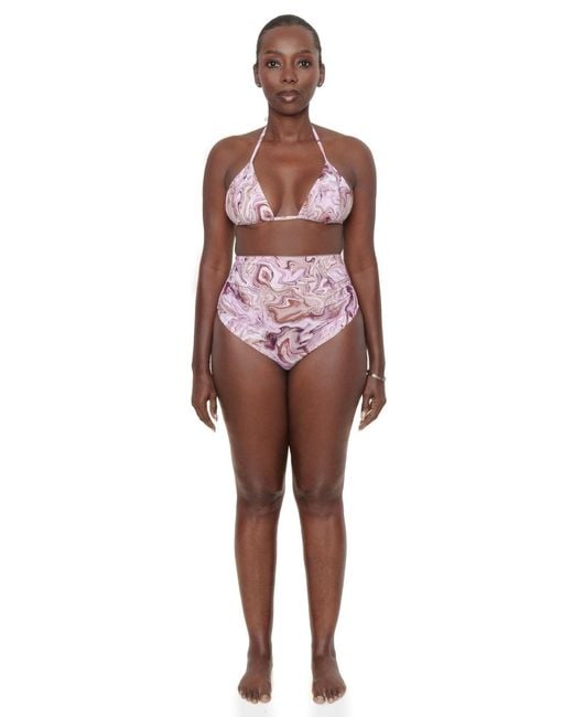 Khonsu Swim Purple Raw Top
