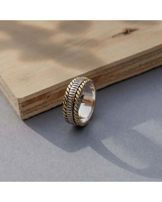 Charlotte's Web Jewellery White Trust In Life Silver Spinning Ring