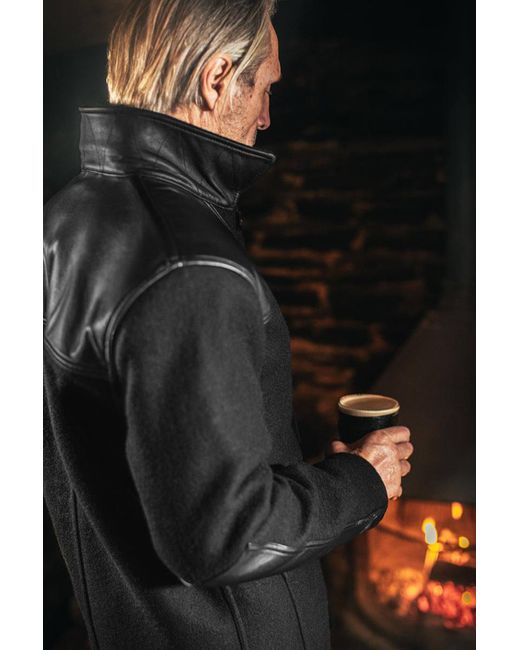 &SONS Trading Co Black Curtis Donkey Jacket for men