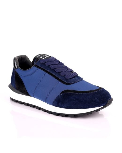 DAVID WEJ Blue Boston Smart Trainers for men