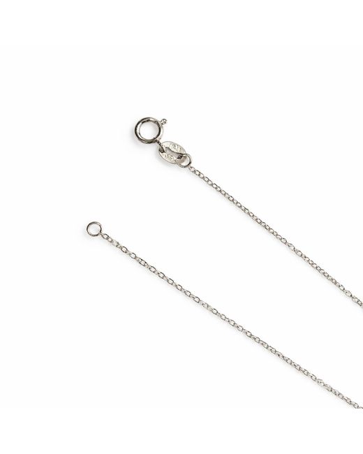 Pearl Code Metallic Sophie Heart Pendant Necklace With Cubic Zirconia