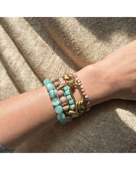 Rachel Nathan Green Remix Moonstone Bracelet