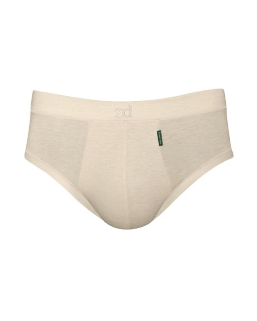Zd - Zero Defects Natural Neutrals Mini Briefs Egyptian Cotton for men