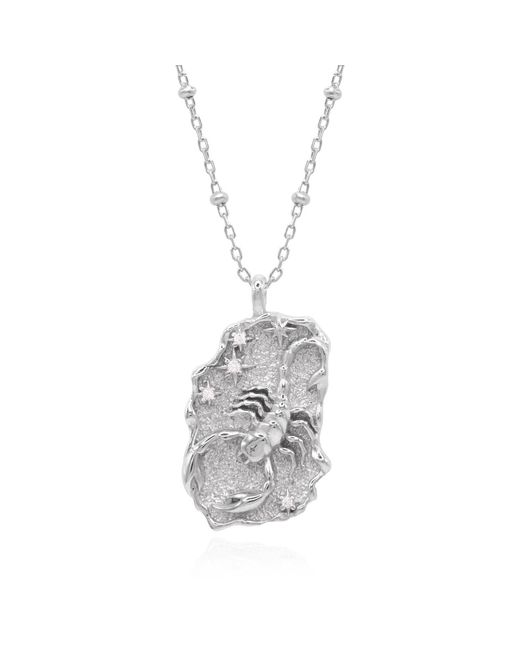Luna Charles White Solara Zodiac Necklace
