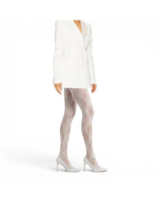 HIGH HEEL JUNGLE by KATHRYN EISMAN Natural Femme Lace Premium Tights