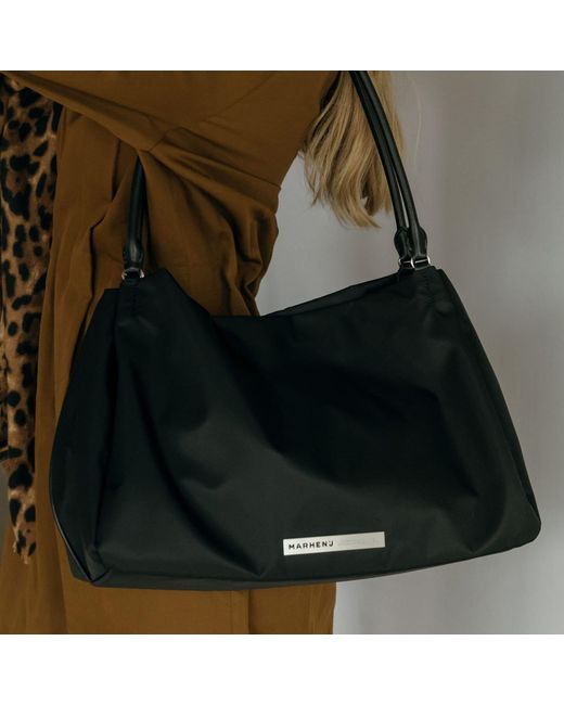 MARHEN.J Black Nikki Nylon Shoulder Bag