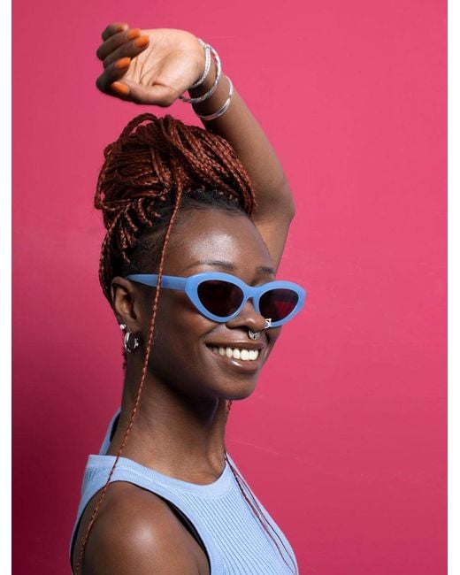 ZOË DE PASS EYEWEAR Purple Billie Sky