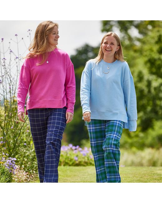 Lounge Blue Longline Sweatshirt Light