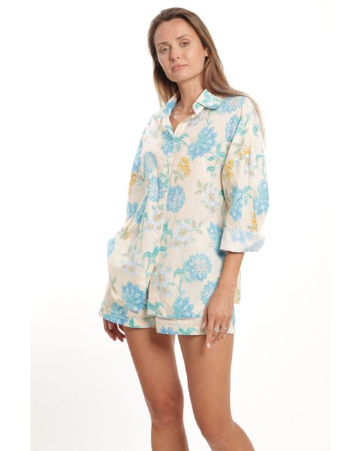 Bindu Blue Robi Blouse