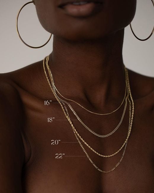 Öugie White The Herringbone Chain