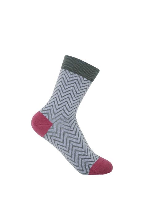 Peper Harow - Made in England Orange Zigzag Socks Bundle