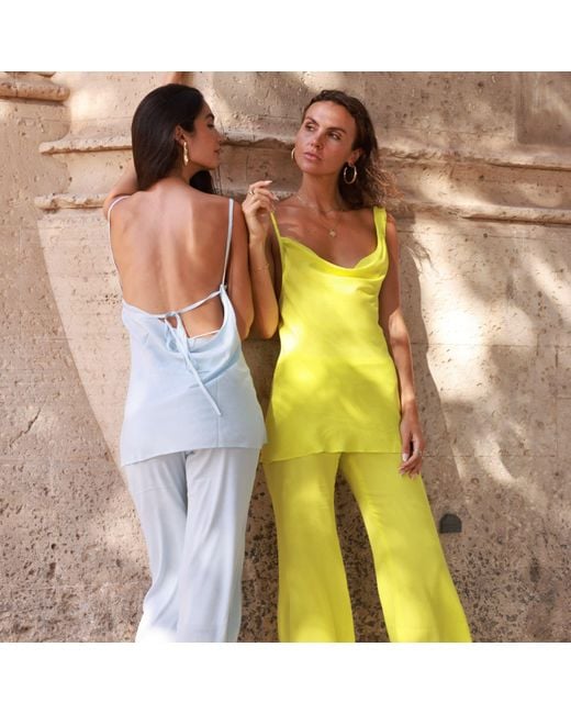 The Ethos Studio Yellow Laura Pants