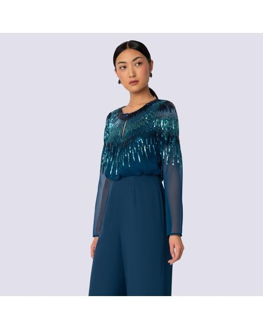 Raishma Blue Nerissa Jumpsuit