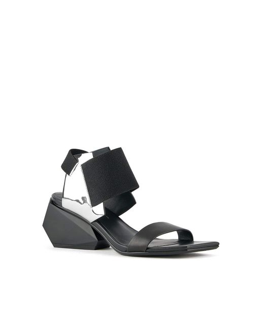 United Nude Black Ricky Sandal Mid