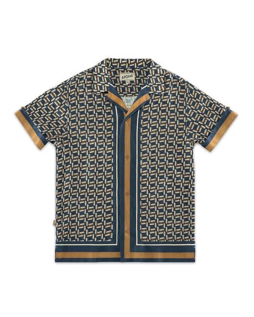 &SONS Trading Co Gray Capri Shirt for men