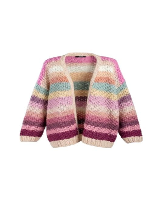 Saachi Pink Knitted Cardigan