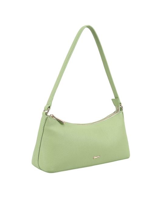 Paul Costelloe Green Zoey Leather Shoulder Bag