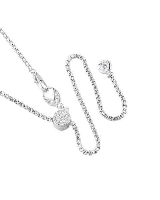 Arte Madrid Metallic Whisper Of Love Two-Way Tennis Necklace & Head Chain