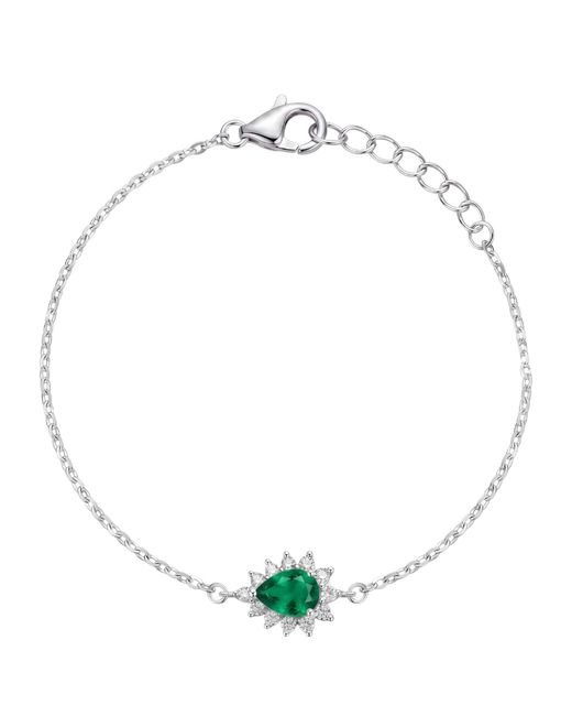 Latelita London Metallic Phillippa Bracelet Emerald