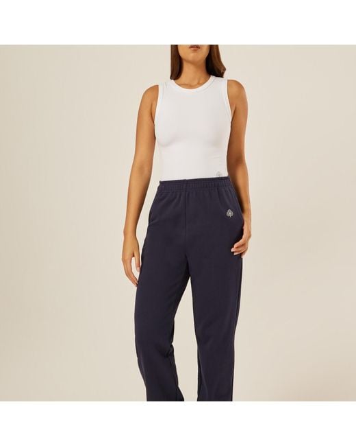 Be Athletica Blue Varsity Athletica Sweatpants