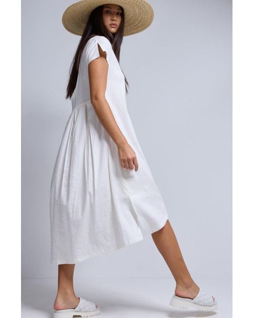 Dref White Tokyo Linen Dress