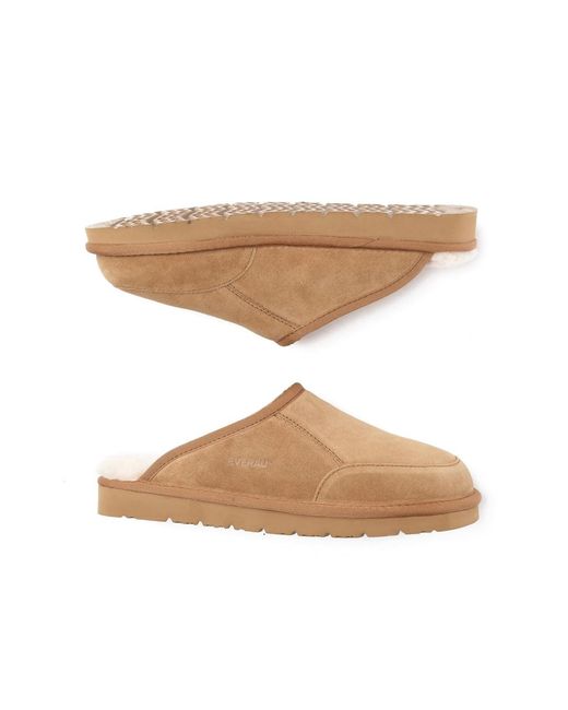 EverAu Australia Brown Lark Slippers for men