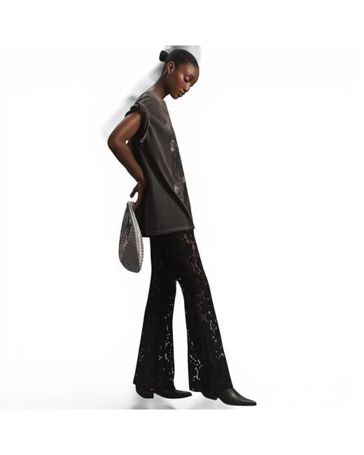 HIGH HEEL JUNGLE by KATHRYN EISMAN Black Jen Lace Pant