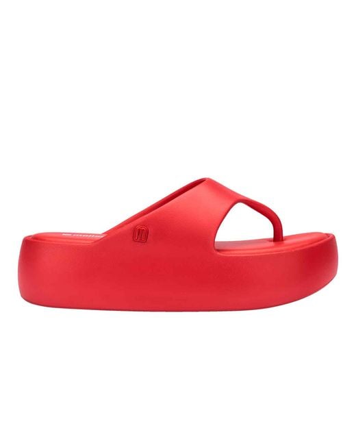 Melissa Red Free Platform Thong