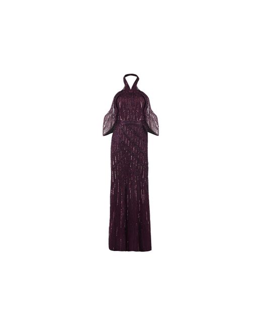 Raishma Purple Mia Burgundy Gown