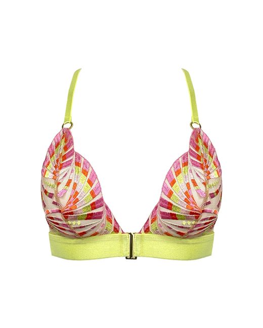 Somewhere Never Red Super Fan Triangle Bralette