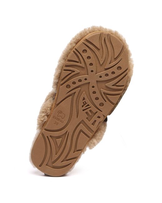 EverAu Australia Brown Moorhen Bow Slippers
