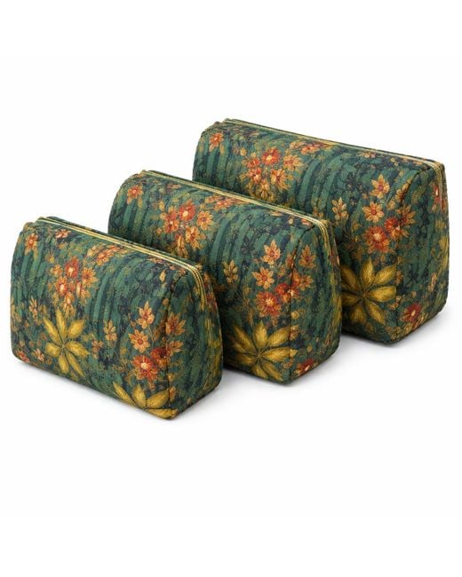 Conscious Yoga Collective Blue The Floral Velvet Travel Set