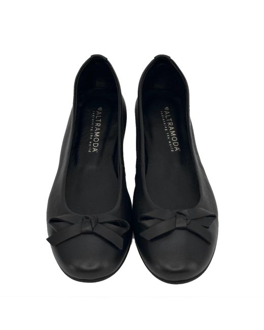 Altramoda Redressing the World Blue Vegetable Tanned Leather Ballet Flats