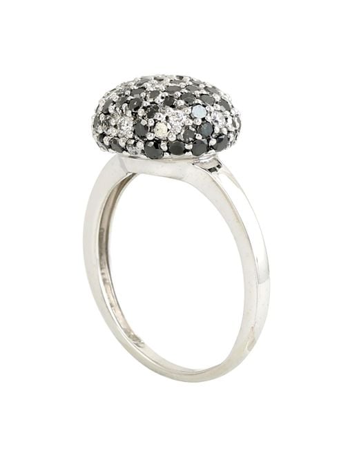 Artisan Metallic Diamond Cluster Ring