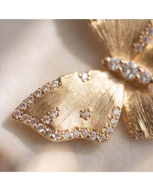 Ormiro Metallic Butterfly Reverie Vermeil Necklace