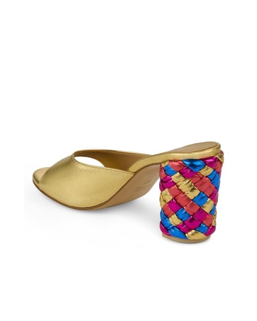 April & Alex Metallic Augusta Mule